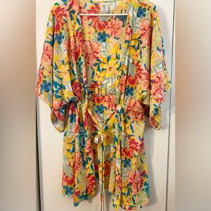 Floral Kimono Robe S/M (Ptp21")